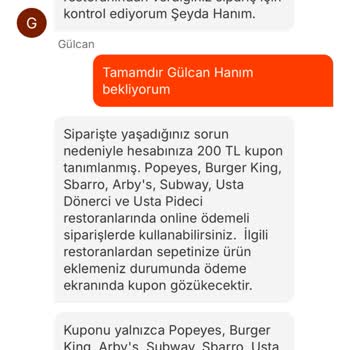 Taş Gibi Hamburger Ve Yetersiz Kupon Tazminatı
