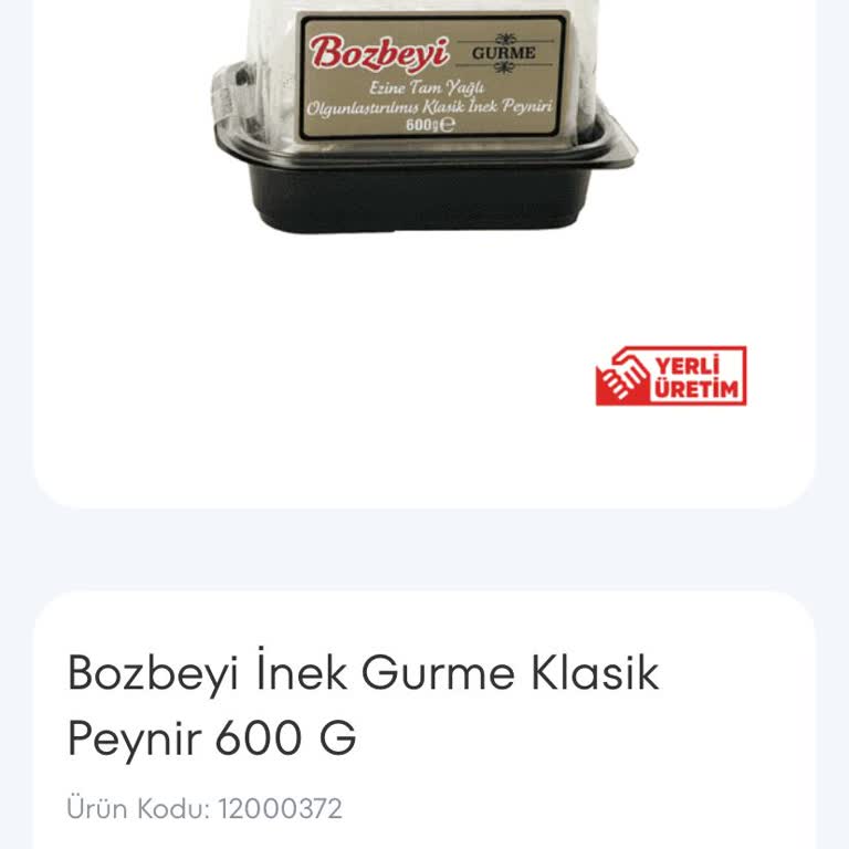 Bozuk Peynir Ve İade Sorunu