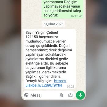 Menemen'de Karanlık Sokaklar Sorunu