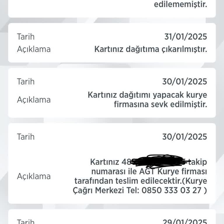 Kayıp Kart Ve İletişim Sorunları