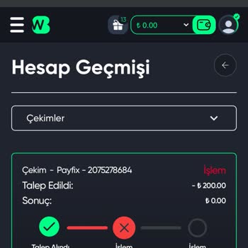 Ödeme Talebinde Bakiye Kaybı