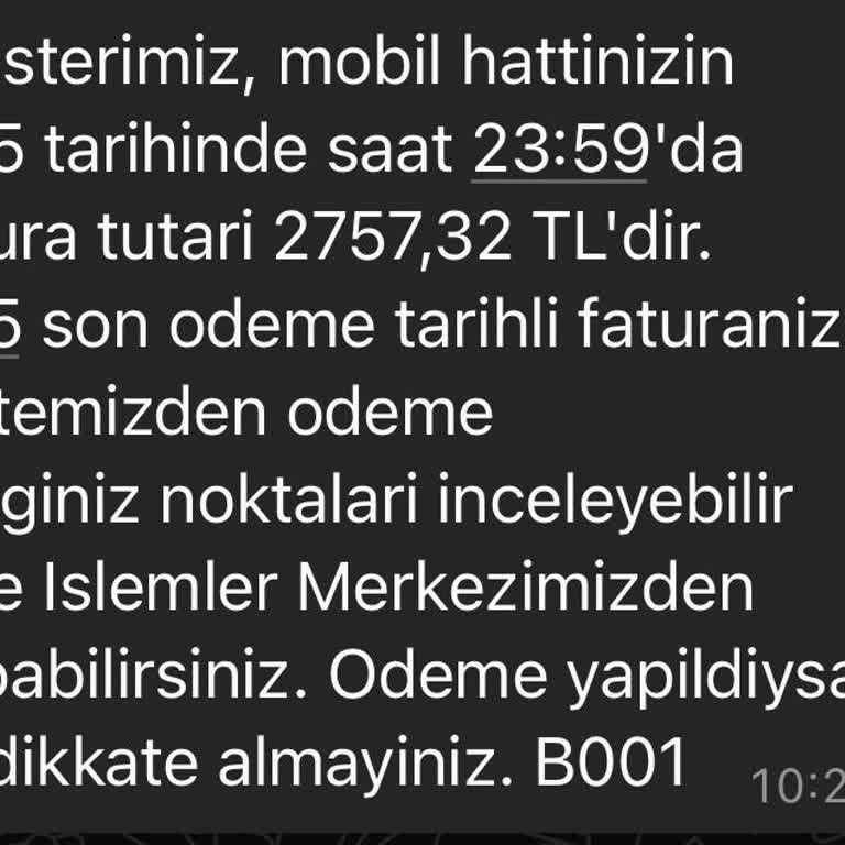 Beklenmedik Yüksek Fatura Şoku