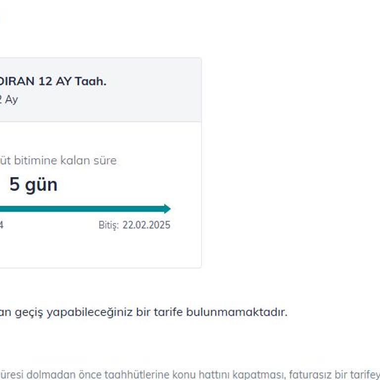 Türk Telekom Tarife Yenileme Sorunu