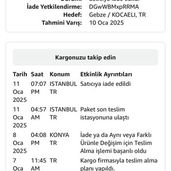 Amazon İade Sürecinde Yaşanan Aksaklıklar