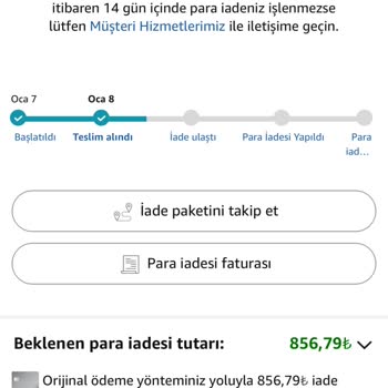 Amazon İade Sürecinde Yaşanan Aksaklıklar