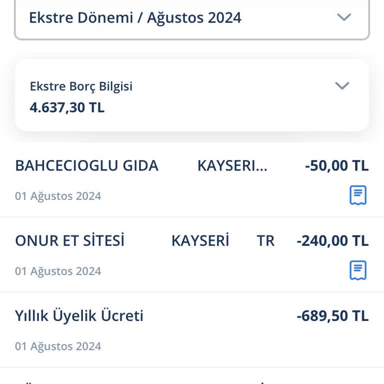 Haksız Kart Aidatı İadesi Talebi