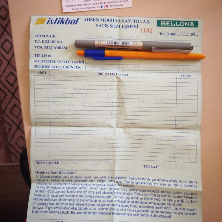 Bellona Teslimat Gecikmesi Ve İletişim Sorunları