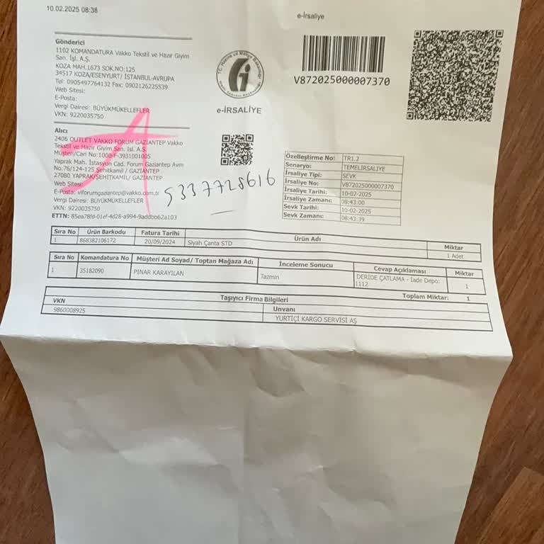 Vakko Mağazasında Haksız Fiyat Farkı Talebi