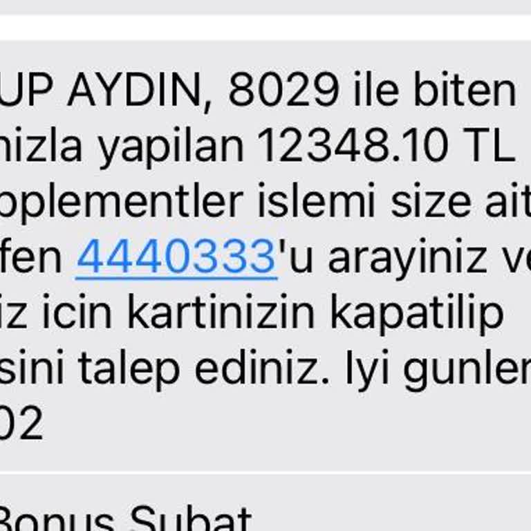 Yetkisiz Kredi Kartı Kullanımı Ve Acil İptal Talebi