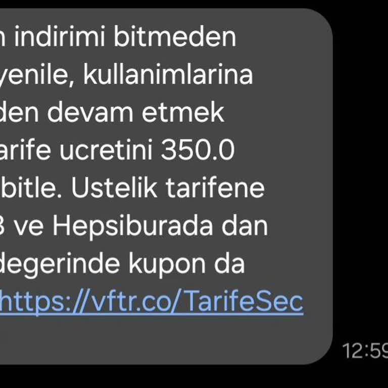 Vodafone'dan Uçuk Fiyat Artışı: 170 TL'den 350 TL'ye!