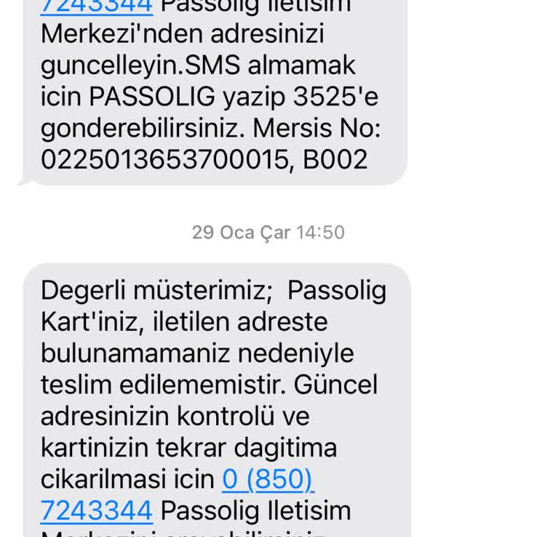 Adres Sorunu Ve Geciken Kart Teslimatı