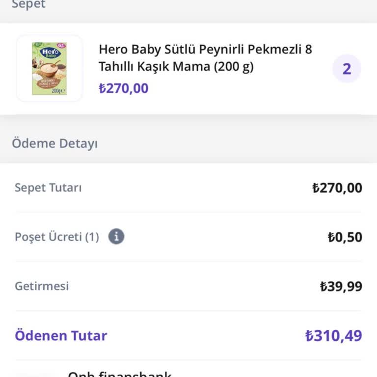 Mama Siparişim Nerede?