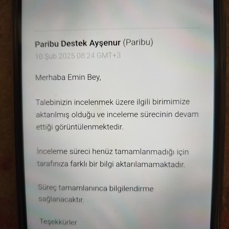 Paribu'da Çekim Sorunu Ve İşlemlerin Aksaması