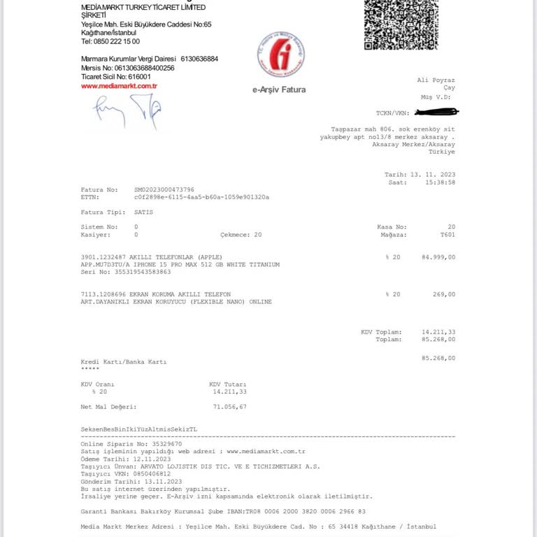 Garanti Kapsamı Dışında Bırakılan İphone 15 Pro Max Kamera Arızası