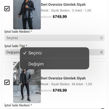 Outfit Man'da Yasal İade Hakkı Engeli ve Şeffaflık Sorunu!