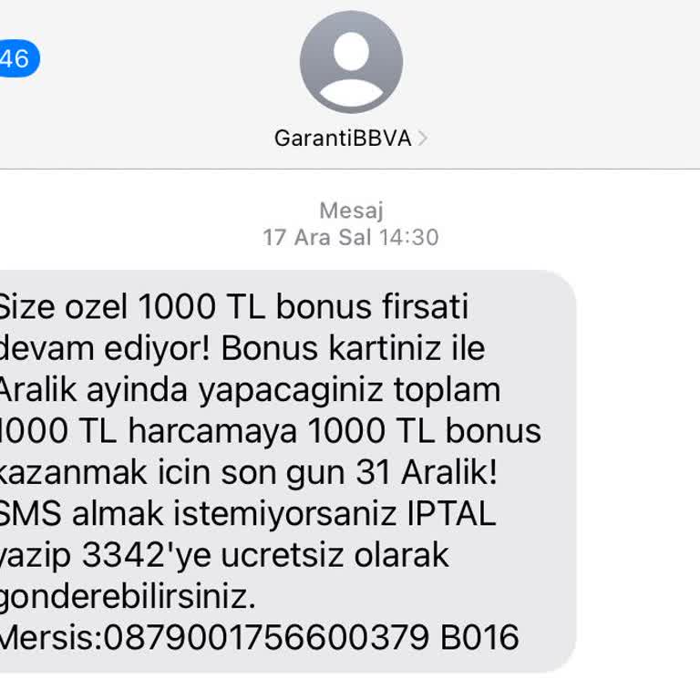 Garanti BBVA Bonus Puanlarının Hesaba Yatırılmaması Sorunu