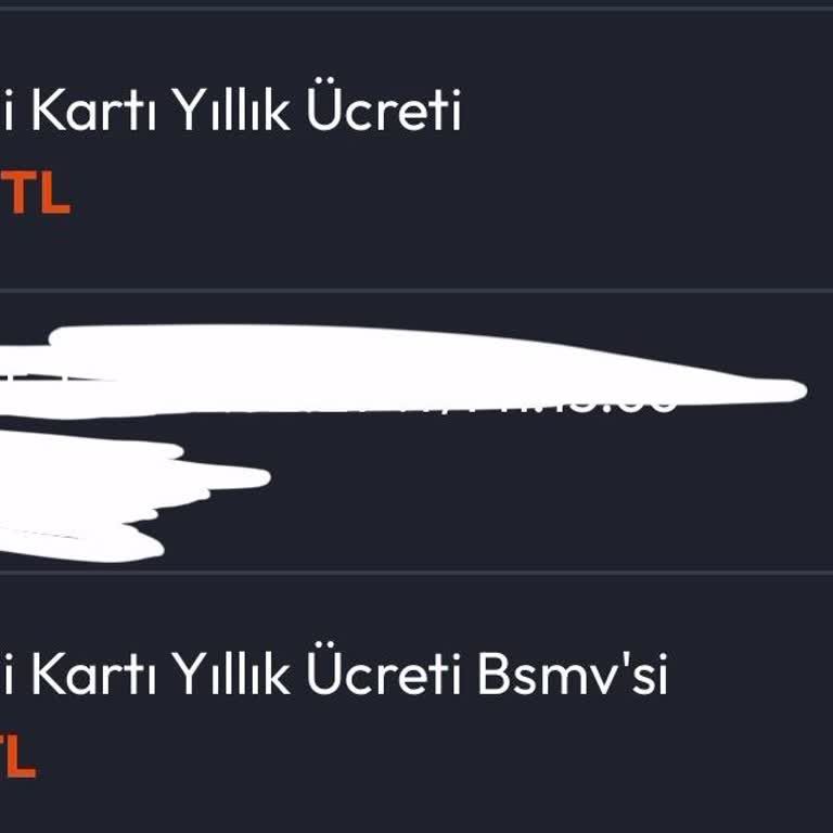 Kredi Kartı Yıllık Ücreti Sorunu