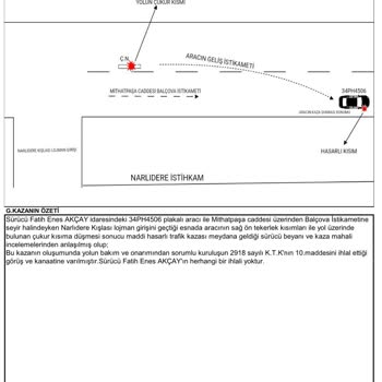 Yol Çukurunda Araç Hasarı: Belediyeden Tazminat Talebi