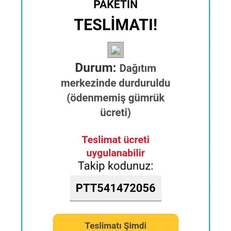 Sürekli Gelen Yanıltıcı Kargo Mesajları