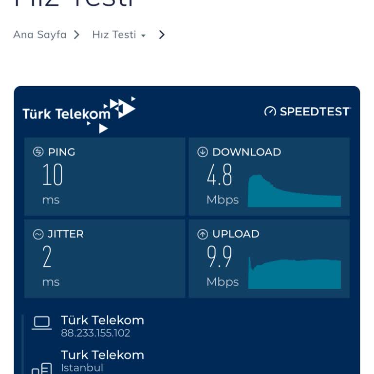 Türk Telekom İnternet Hız Sorunu Ve Kalıcı Çözüm Talebi