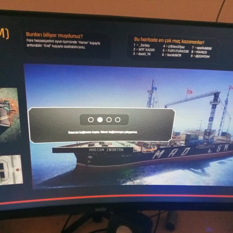 Bağlantı Hatası Nedeniyle Oyuna Giremiyoruz