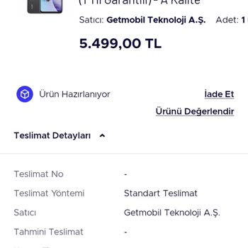 Sipariş Hazırlanıyor Sorunu: Çözüm Bekliyoruz