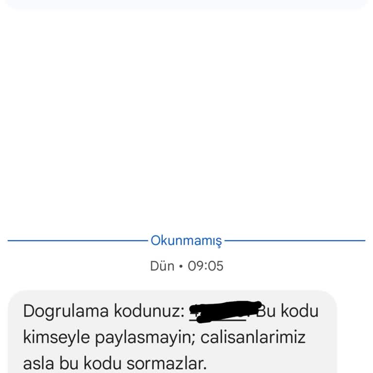 Yetkisiz Giriş Denemesi: Numaram İzinsiz Kullanılıyor!