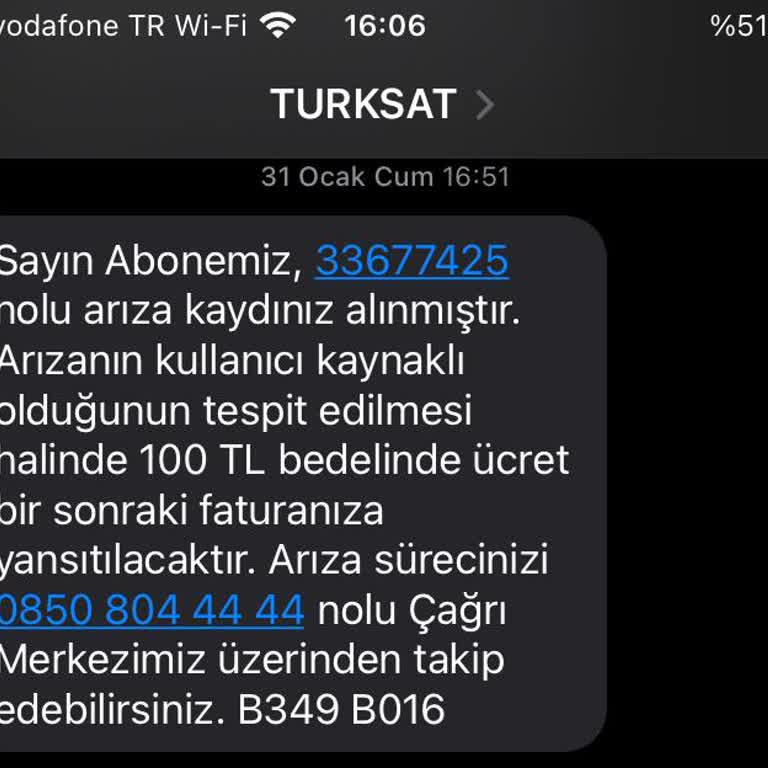 Türksat Abonelik Sorunları Ve Haksız Ücretlendirme