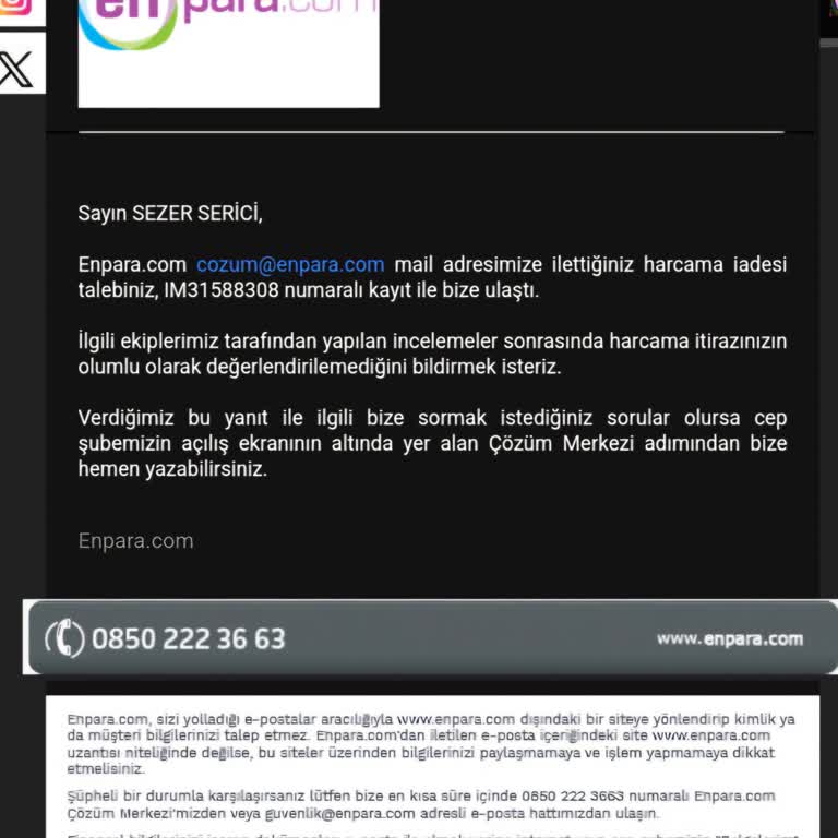 Enpara Hesabımda İzinsiz Harcama Ve Yetersiz Destek