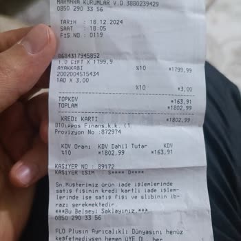 FLO Mağazasında Alınan Ayakkabının Kısa Sürede Hasar Görmesi