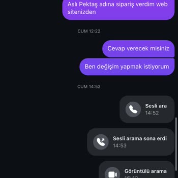 Yanlış Ürün Gönderimi Ve İletişimsizlik
