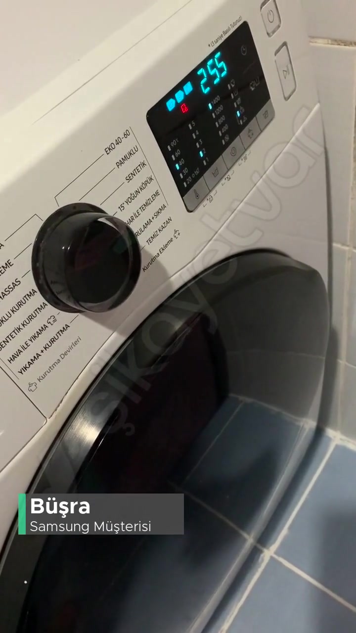 Samsung Kurutmalı Çamaşır Makinesi Yüksek Sesli Çalışıyor! videonun kapak resmi