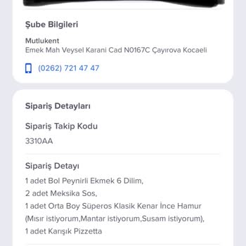 Domino's Siparişinde Zeytin Çekirdeği Şoku