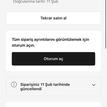 Sipariş Durumu Ve İletişim Sorunu