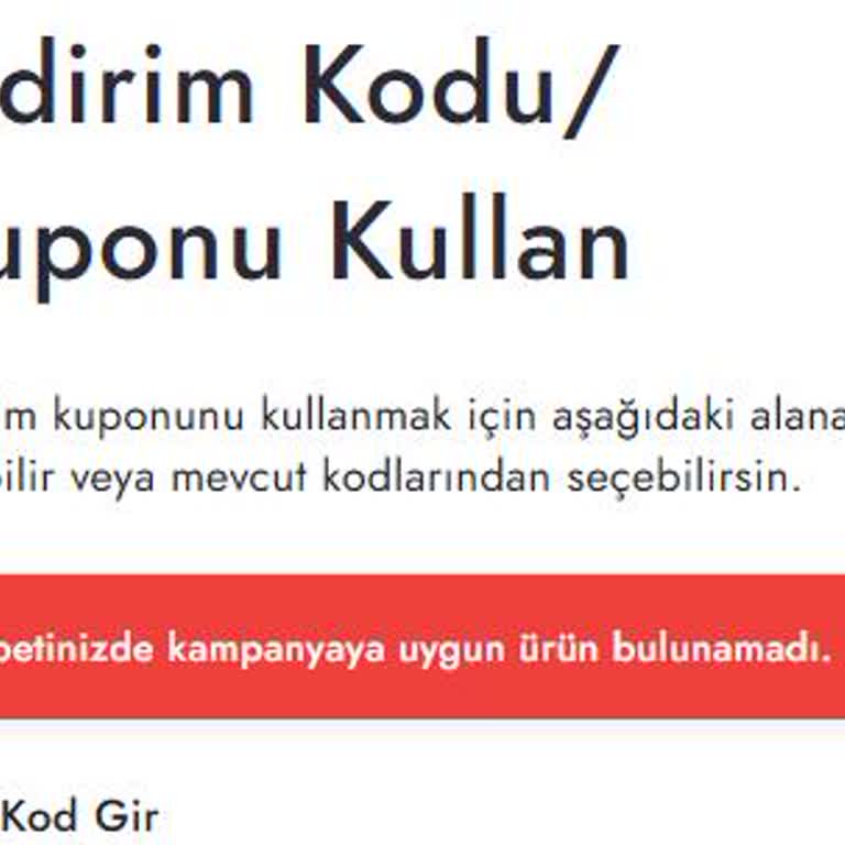 Boyner Gift Card İle Alışveriş Yapamıyorum
