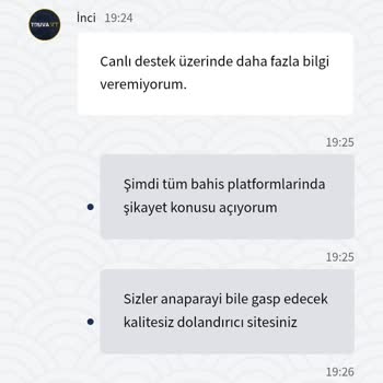 Truvabet'te Kazancım Ve Anaparam Kesildi