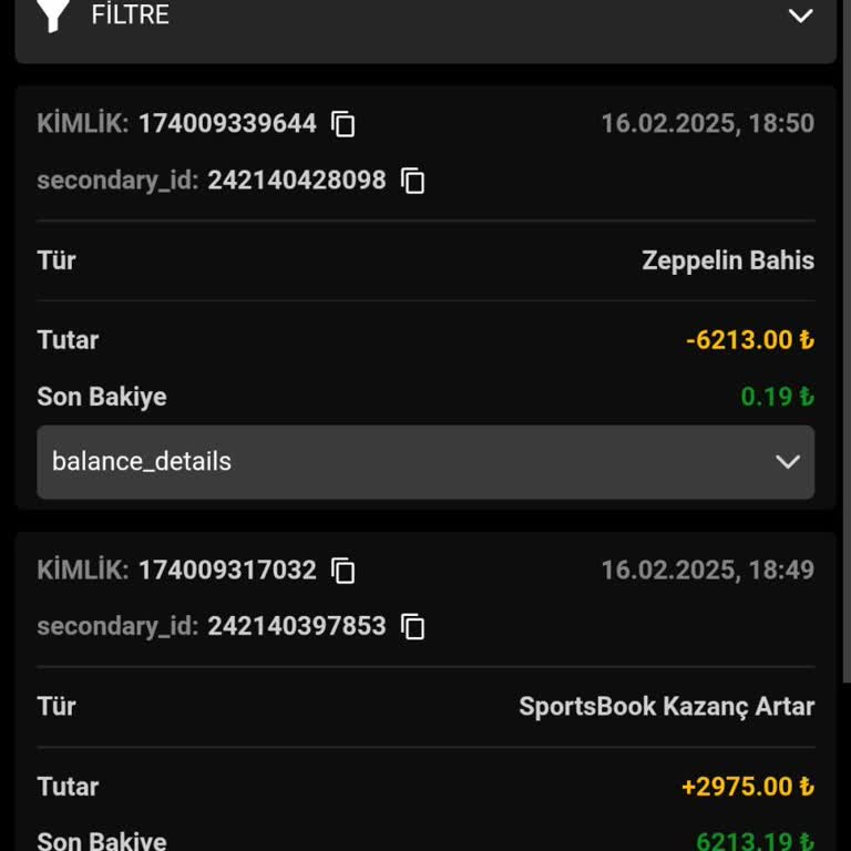 Hesap Bakiyesinde Beklenmedik Azalma