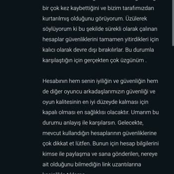 Haksız Yere Hesap Kapatılması Ve Yetersiz Destek