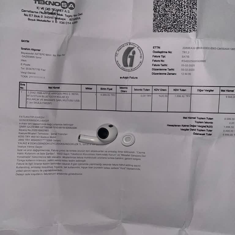 Teknosa'da Apple Airpods Pro 2 Sorunu Ve İade Zorluğu
