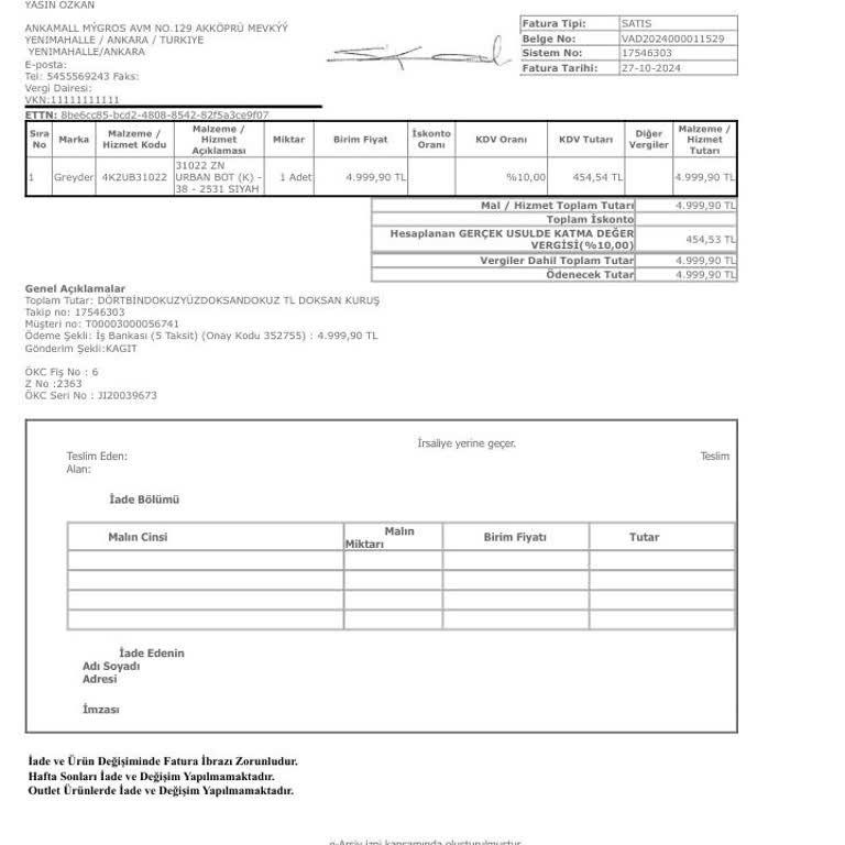 Greyder'den Aldığım Botun Sorunu Çözülmüyor