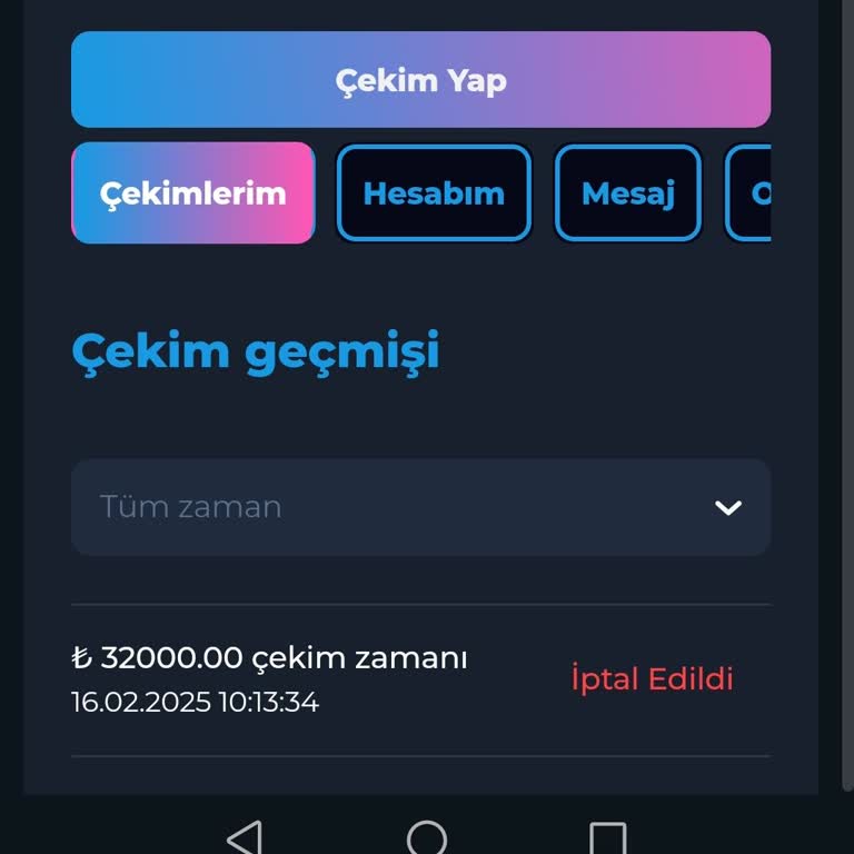 Çekim İşlemlerinde Büyük Sorun
