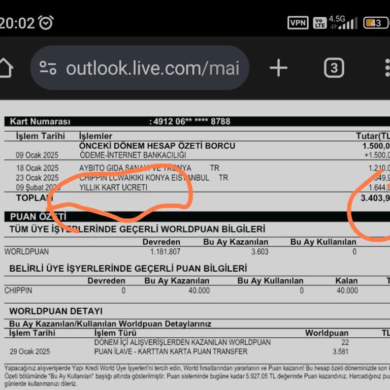 Yapı Kredi'den Haksız Yıllık Üyelik Ücreti Kesintisi