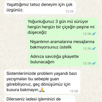 Hızlı Çiçek'te Teslimat Sorunu Ve Mağduriyet
