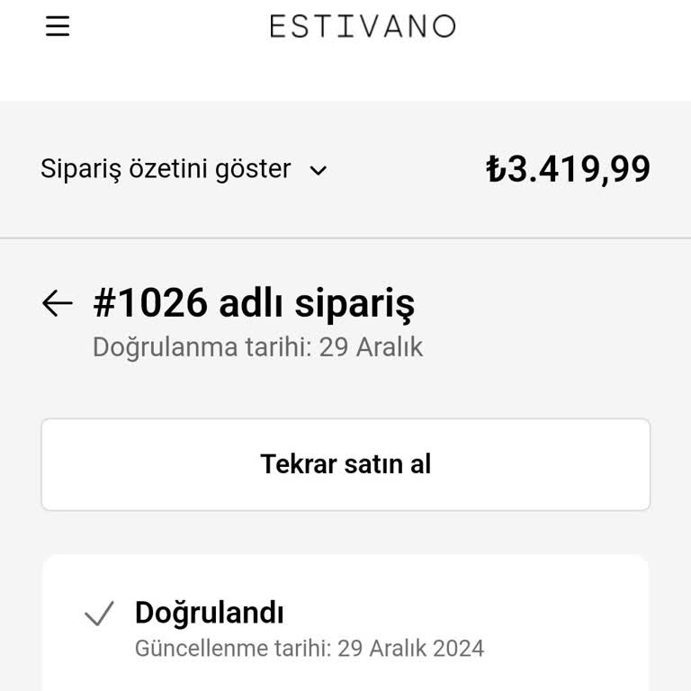 İki Aylık Sipariş Çilesi: Ne Ürün Ne İade!