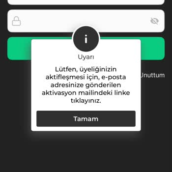 Lufian Uygulamasında E-posta Onayı Sorunu
