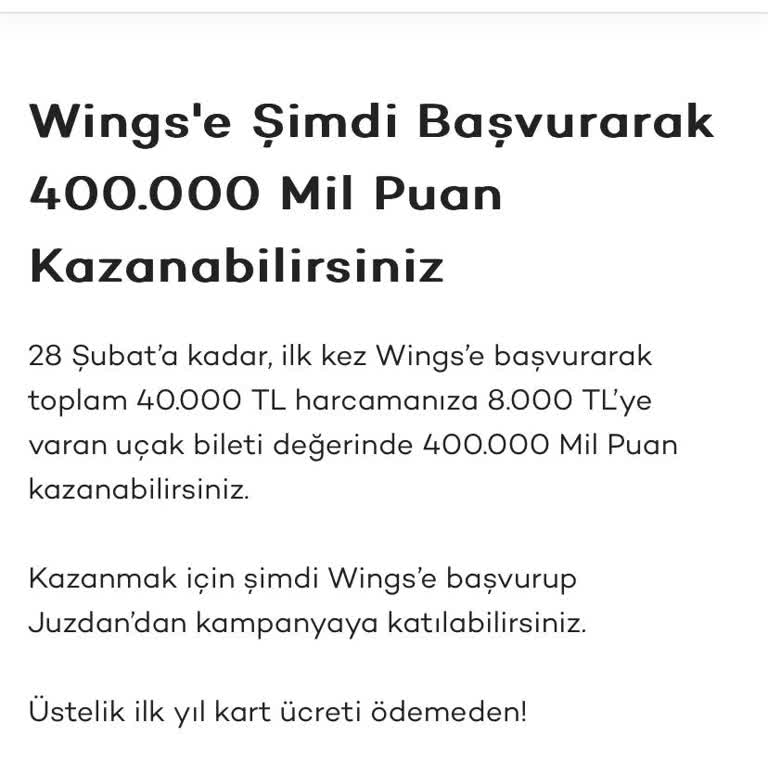 Akbank Wings Kart Mil Puan Sorunu