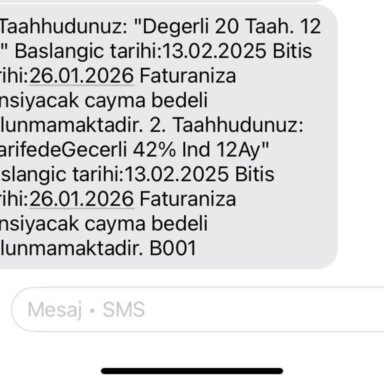 Türk Telekom'un Haksız Cayma Bedeli Talebi