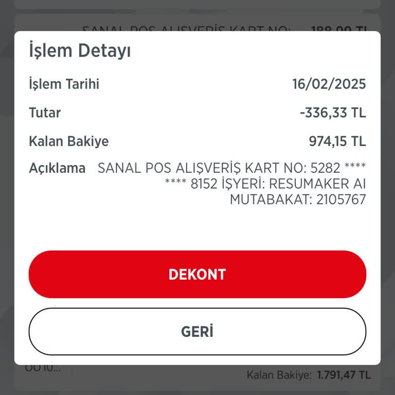 İzinsiz Çekim Ve İptal Sorunu Yaşıyorum
