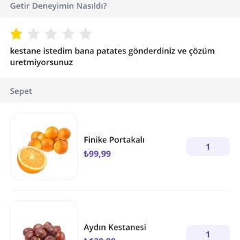 Yanlış Ürün Gönderimi Ve Yetersiz Müşteri Hizmeti