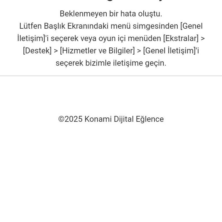 Konami Hesap Sorunu Nedeniyle Acil Yardım Talebi